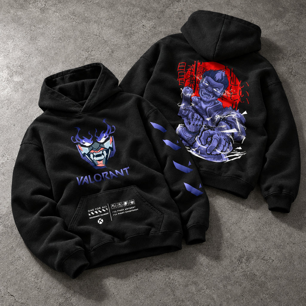 Dimensional Rift Infiltrator Graphic Black Pullover Hoodie - Ultra-Heavyweight Egyptian Cotton Fleece Tactical Gaming Streetwear Hoodie Egypt