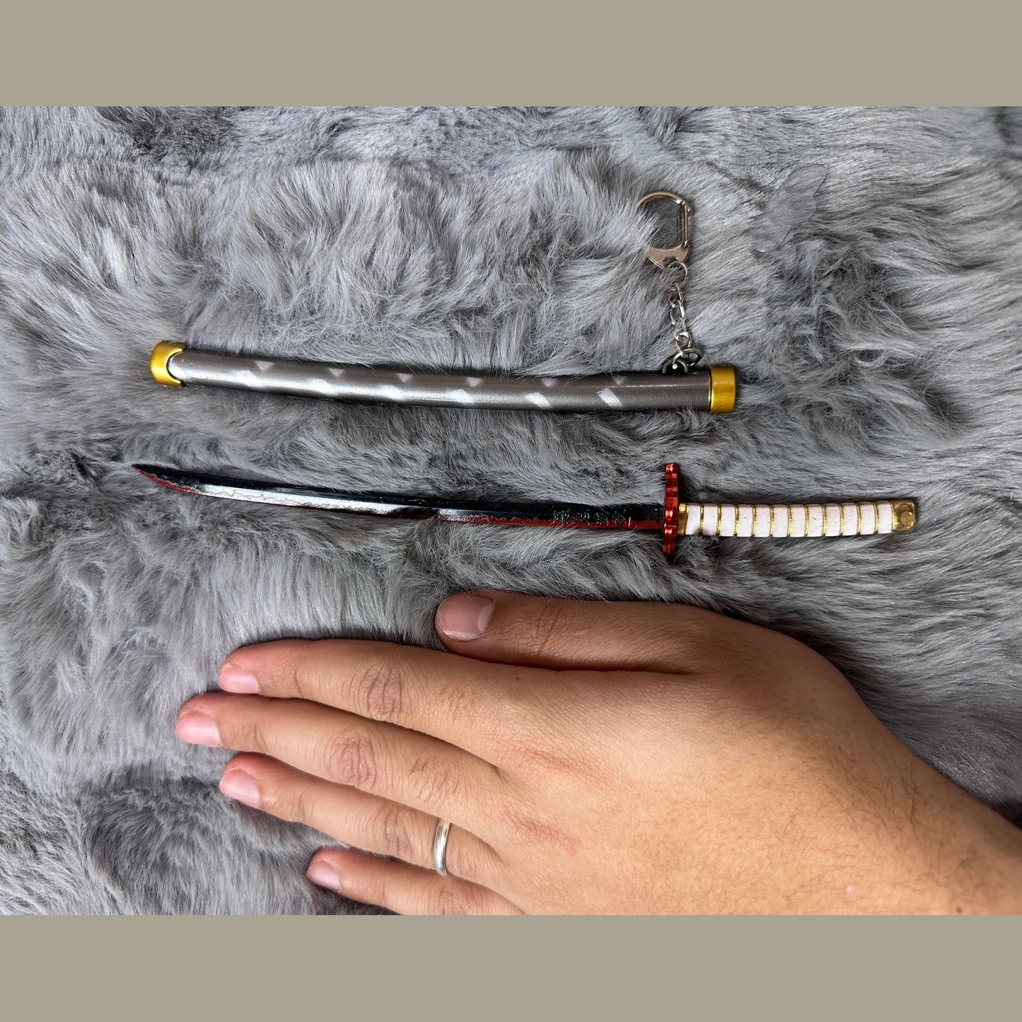 Demon slayer metal swords from one for all anime store 25 cm