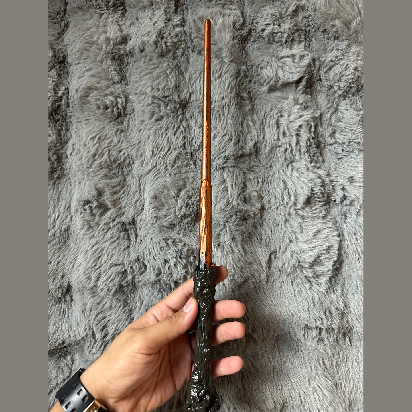 Harry Potter Cosplay Set: Gryffindor Tie, Magic Wand & Round Glasses