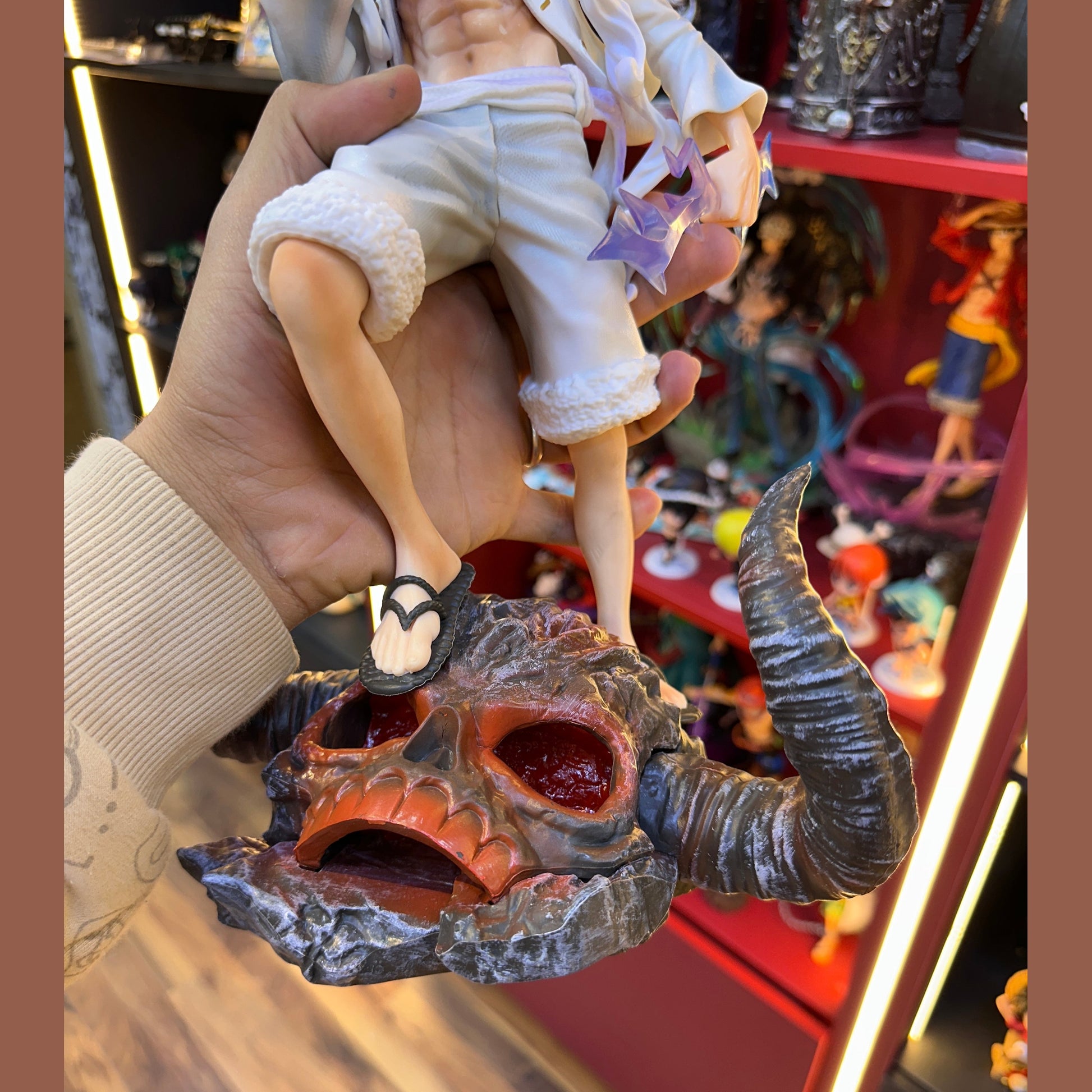 Luffy gear 5 Nika transformation | anime figure One piece