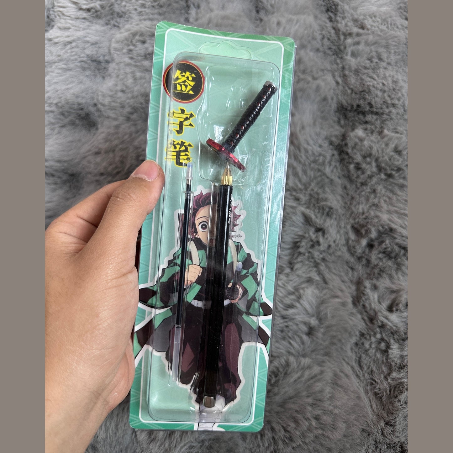 Demon slayer swords metal pen