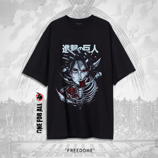 Eren attack on titan t-shirt from ONE FOR ALL