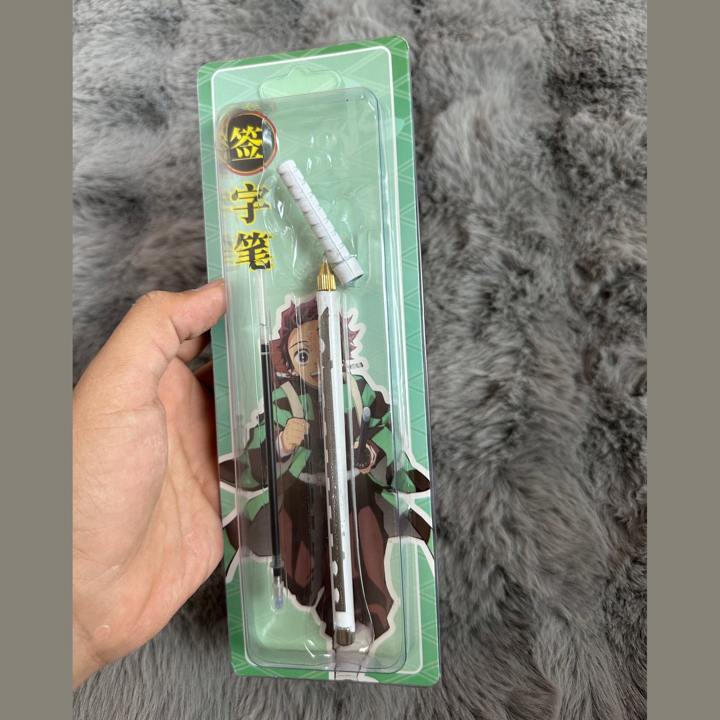 Demon slayer swords metal pen