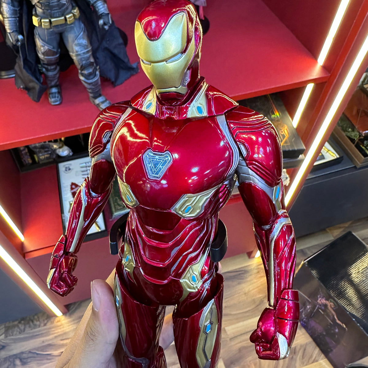 Highly Detailed Mecha Suit Action Figure - Collectible Robot Hero with Back Thrusters