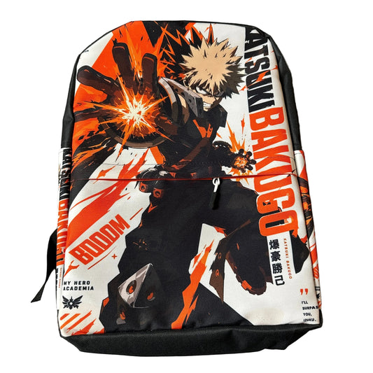 My Hero Academia Bakugo Graphic Print Backpack