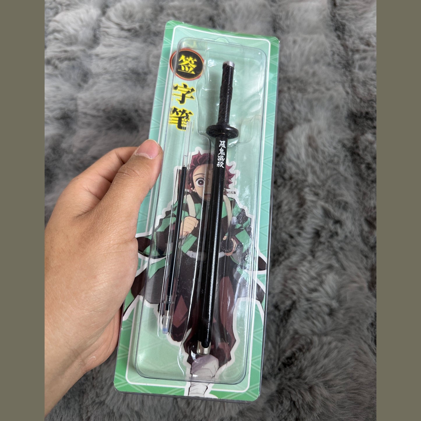 Demon slayer swords metal pen