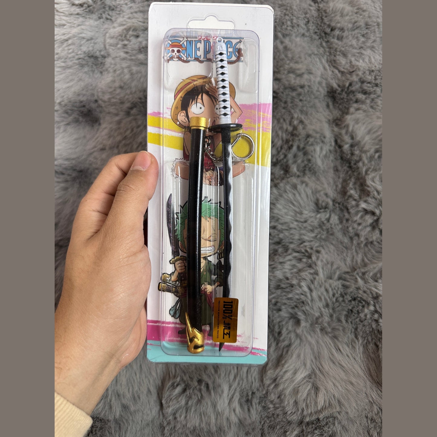 Demon slayer & One piece metal swords 25 cm