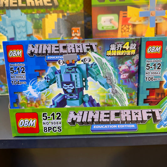 OBM Minecraft Education Edition Battle Mech Armor Building Blocks
