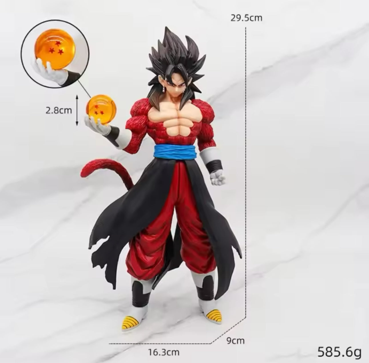 30 cm Vegeta from dragon ball anime figure