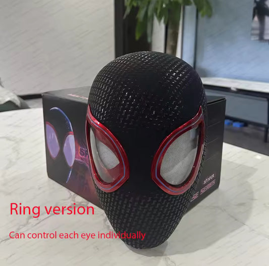 New Spider-man:no Way Home Spider Man Mask Luxury Helmet Rechargeable Remote Eyes Movable Mask Cosplay Decoration Gift Toys