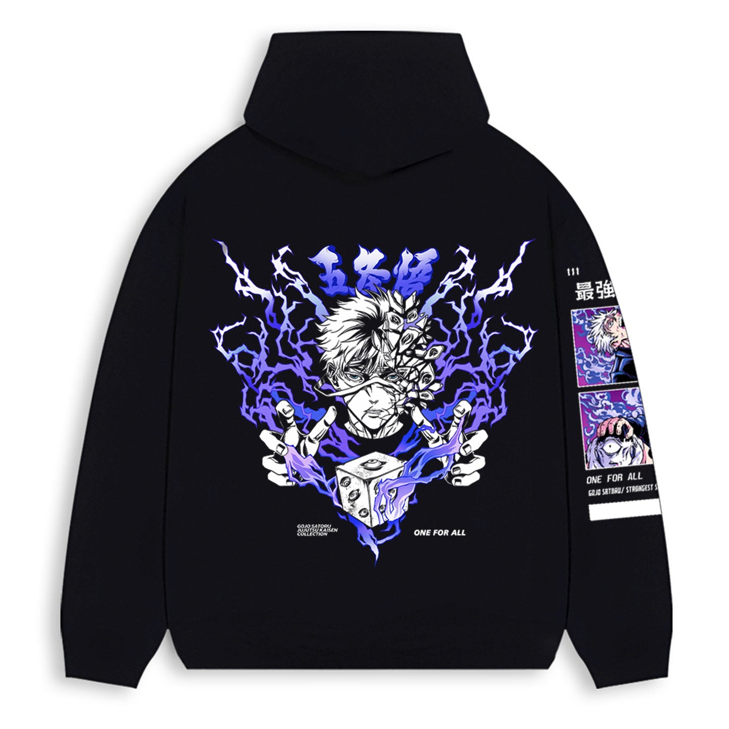Gojo - jujutsu kaisen Black| Anime Hoodies Egypt