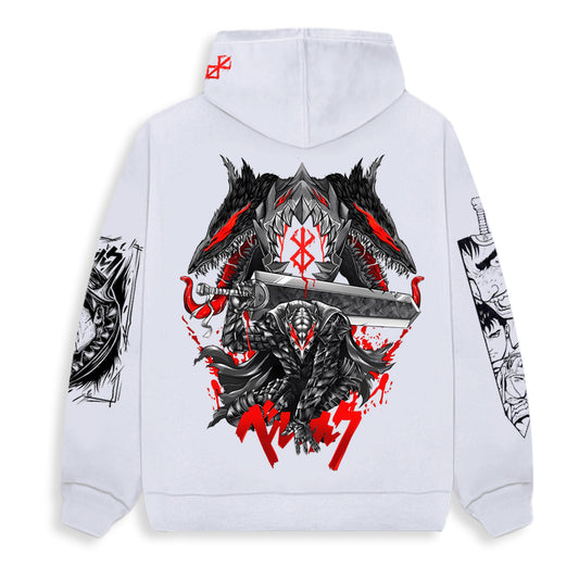 Guts - Berserk White| Anime Hoodies Egypt