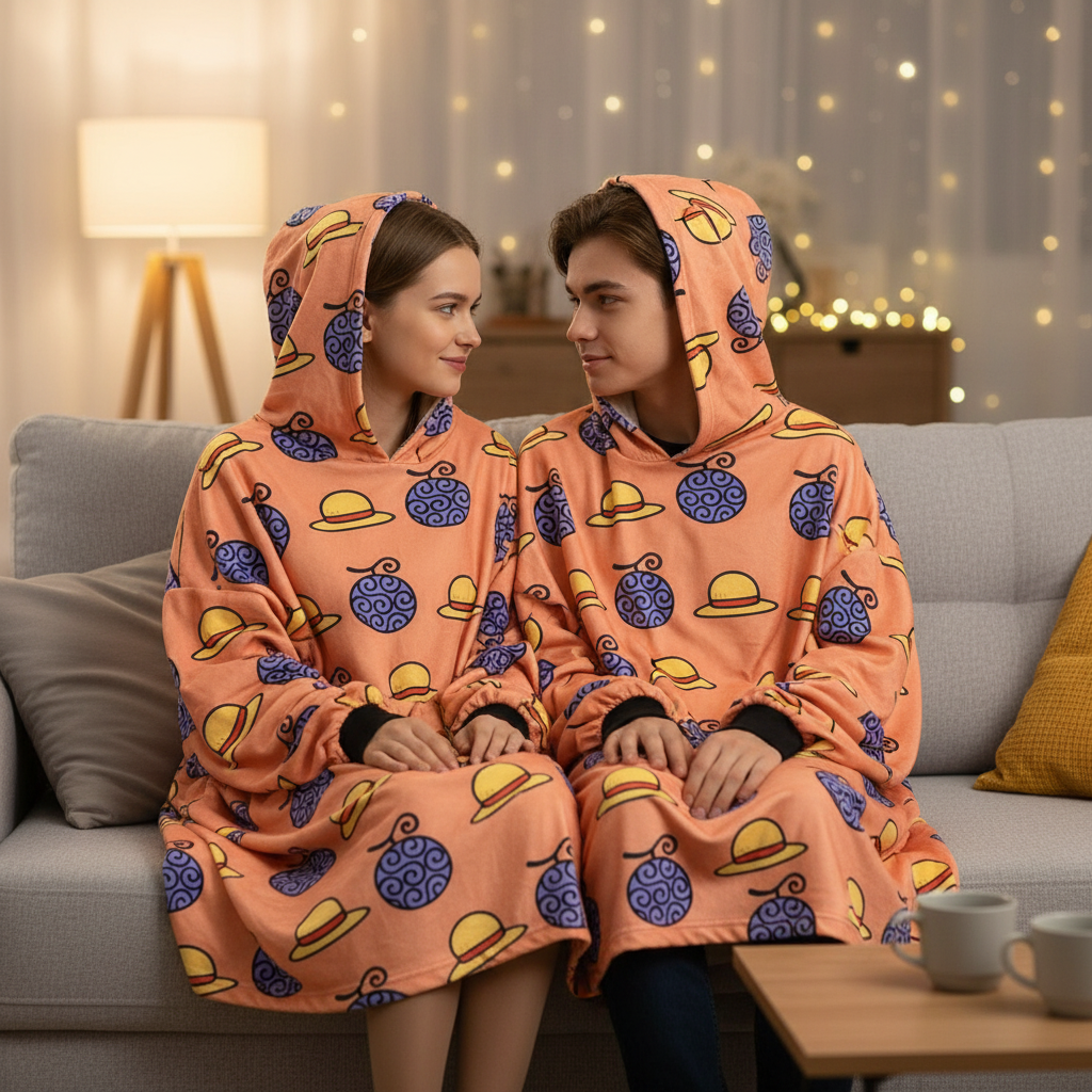 Blanket hoodie for all couples Now in One For All