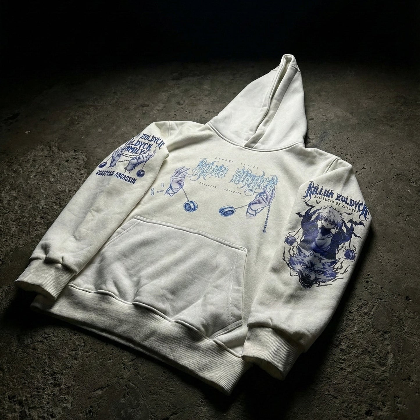 Killua- hunter x hunter Hoodie - White| Anime Hoodies Egypt