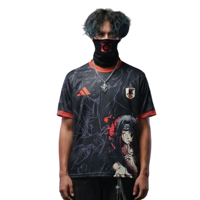 Itachi black new sport t-shirt from one for all anime clothing store