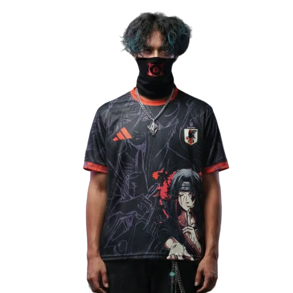 Itachi black new sport t-shirt from one for all anime clothing store