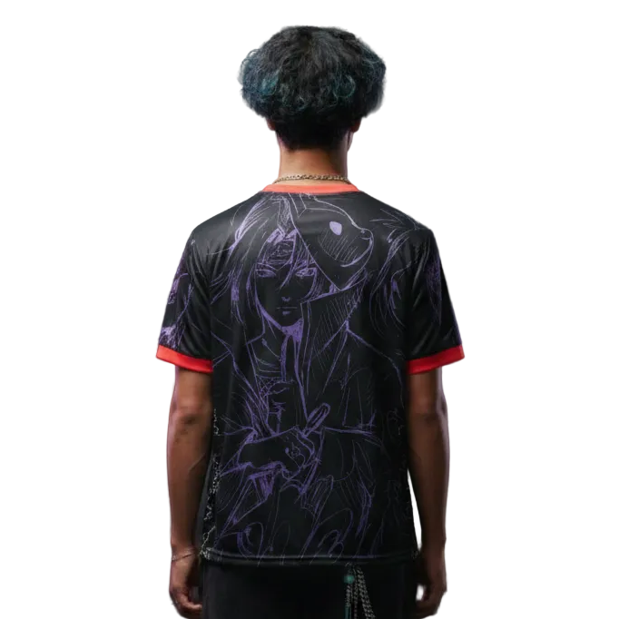 Itachi black new sport t-shirt from one for all anime clothing store