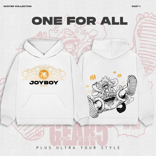 Luffy joy boy- One piece White| Anime Hoodies Egypt