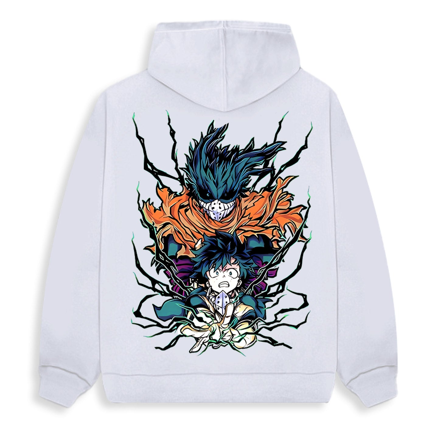 Midoriya -My hero academia White| Anime Hoodies Egypt