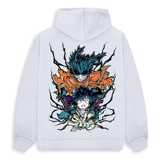 Midoriya -My hero academia White| Anime Hoodies Egypt