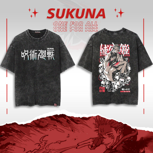 Sukona-jujutsu kaisen rocked t-shirt from ONE FOR ALL