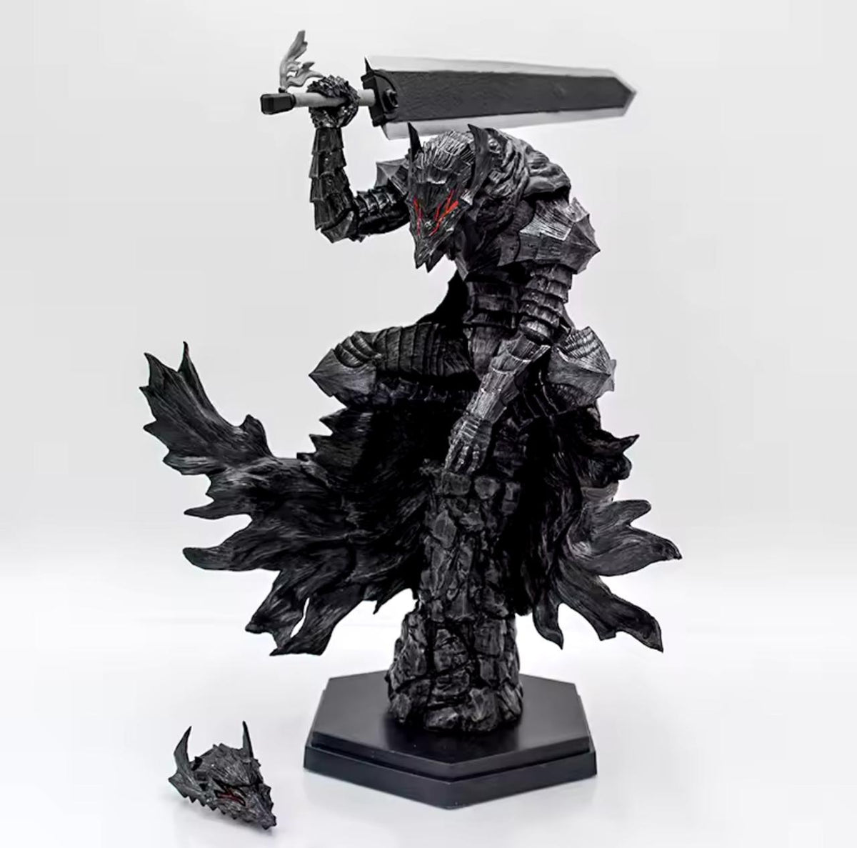 Figura Guts De Anime En Resina Con Luz LED - 16 Cm, Decoración De Escritorio Coleccionable Para Fans
