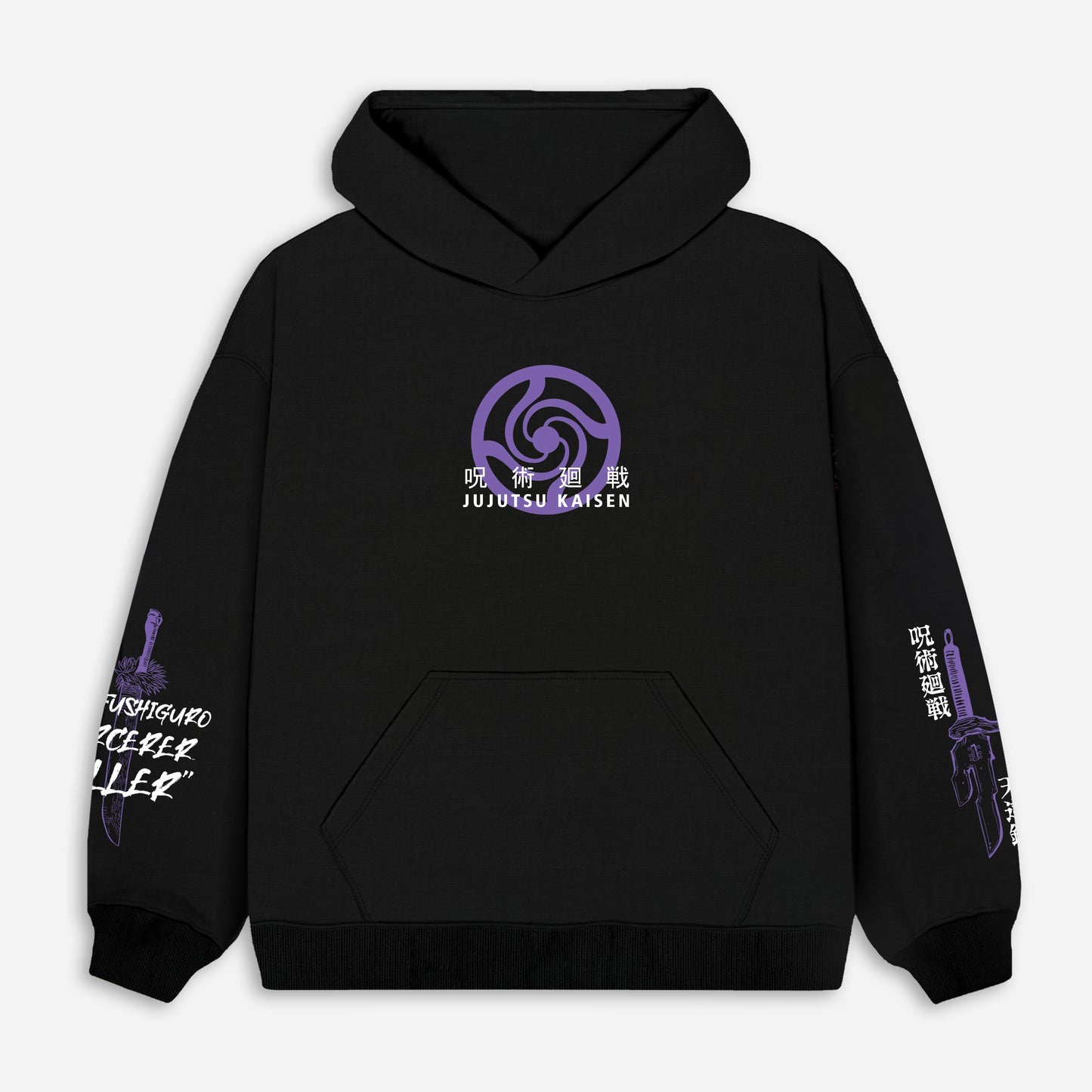 Toji behind-jujutsu kaisen Hoodie