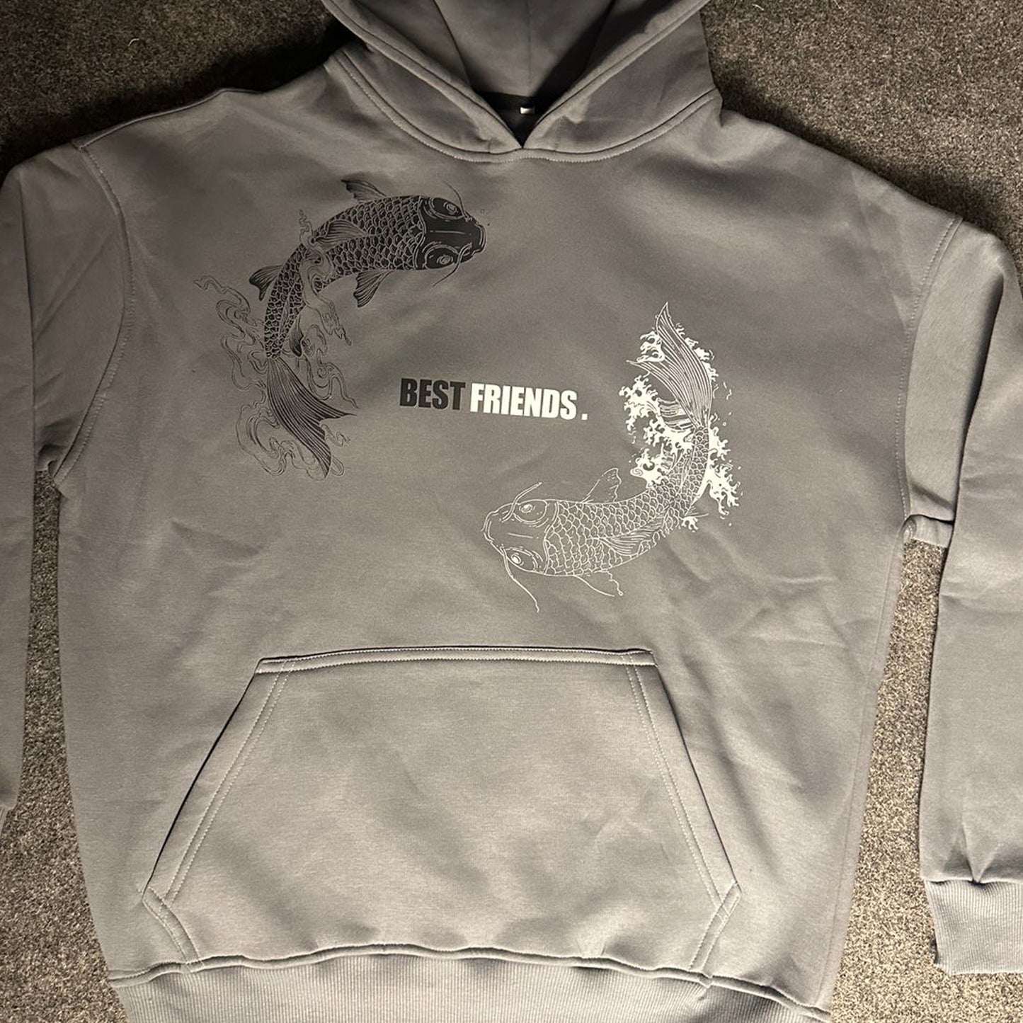 Geto & Gojo- Jujutsu kaisen Hoodie - Gray| Anime Hoodies Egypt