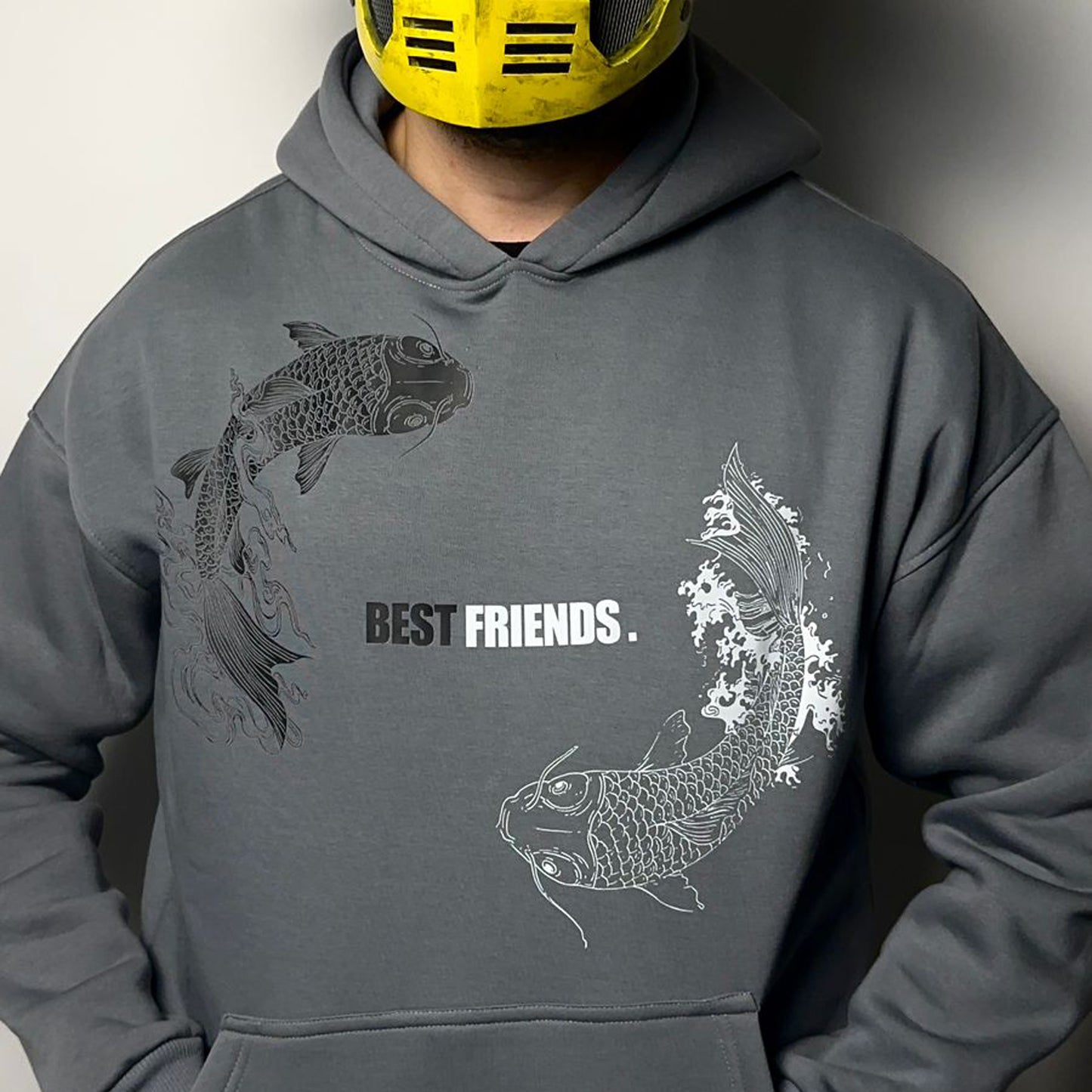 Geto & Gojo- Jujutsu kaisen Hoodie - Gray| Anime Hoodies Egypt