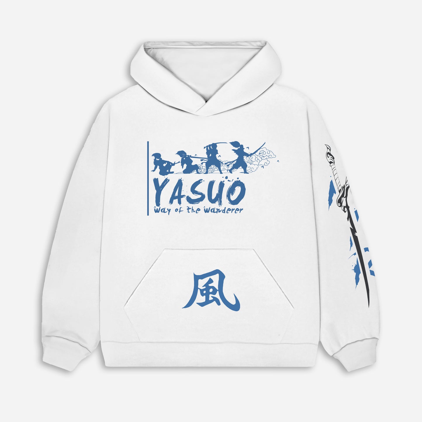 Yasuo-league of legends hoodie from one for all anime clothing store in Egypt