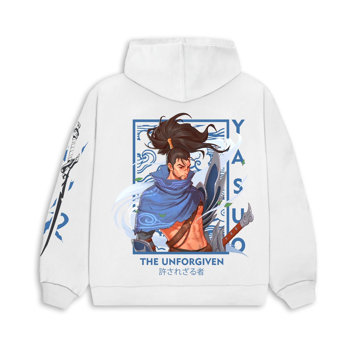 Yasuo-league of legends hoodie from one for all anime clothing store in Egypt