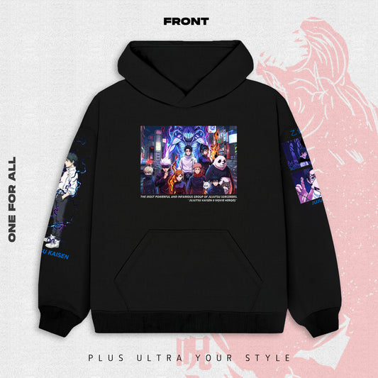 yuta jujutsu kaisen Hoodie - Black | Anime Hoodies Egypt