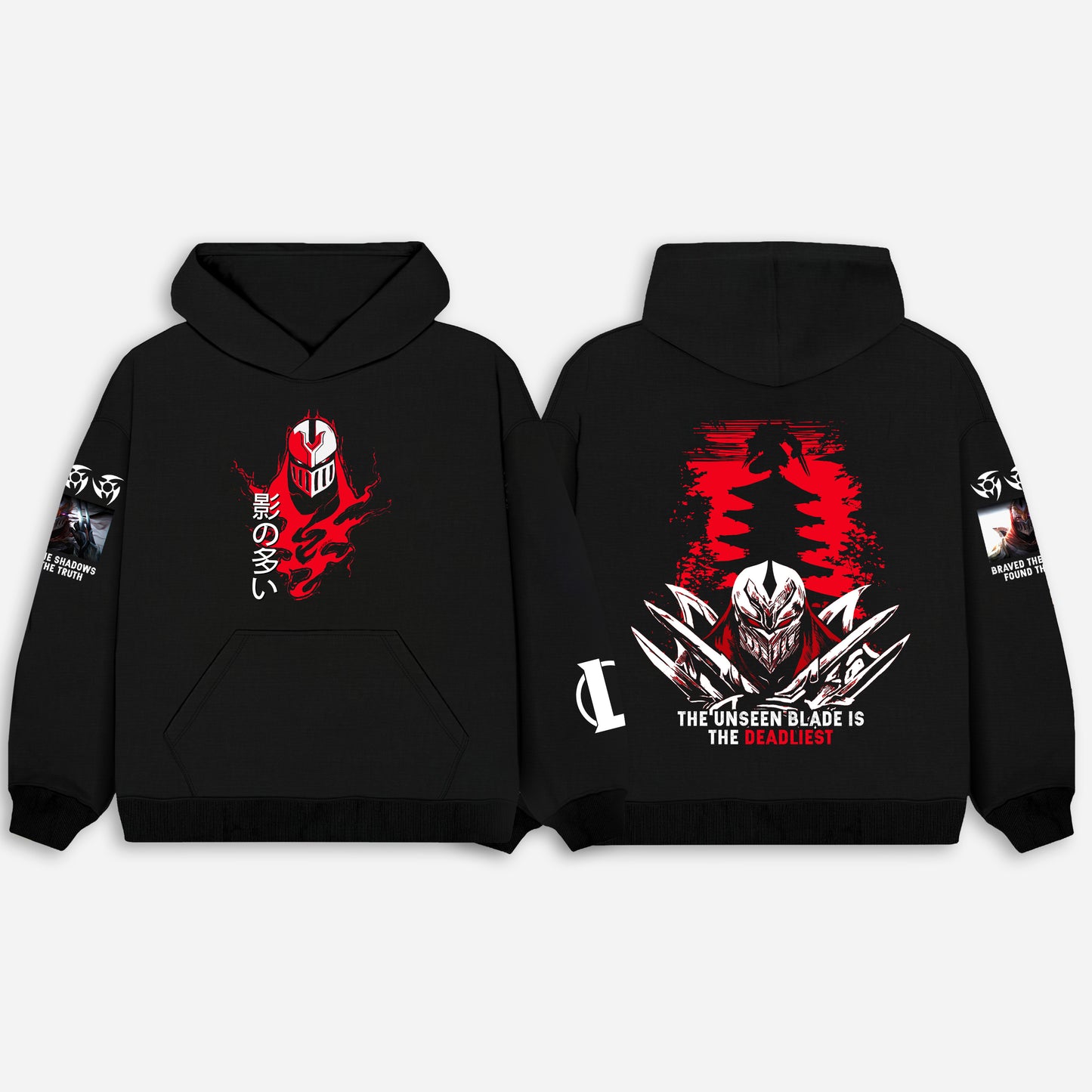 Zed-league of legends hoodie from one for all anime clothing store in Egypt