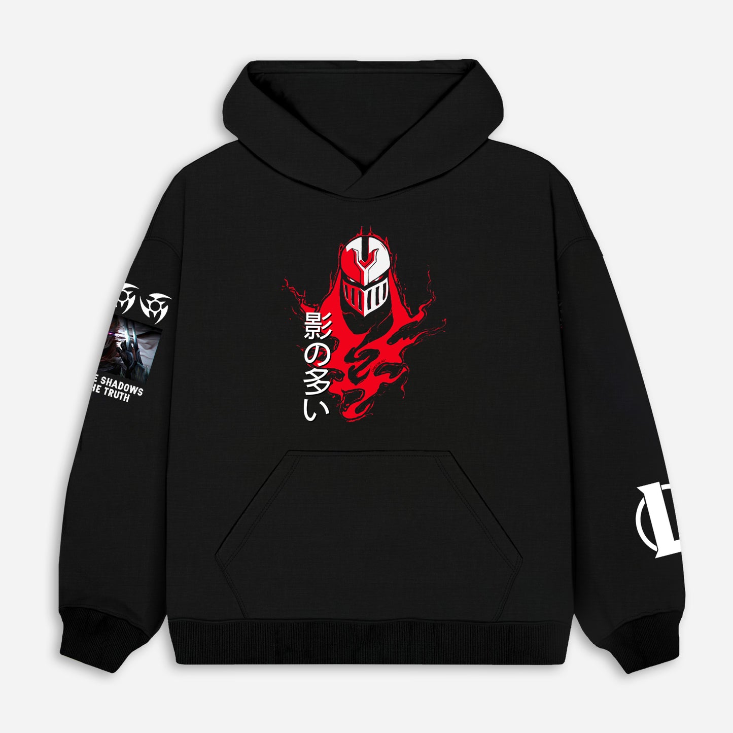 Zed-league of legends hoodie from one for all anime clothing store in Egypt